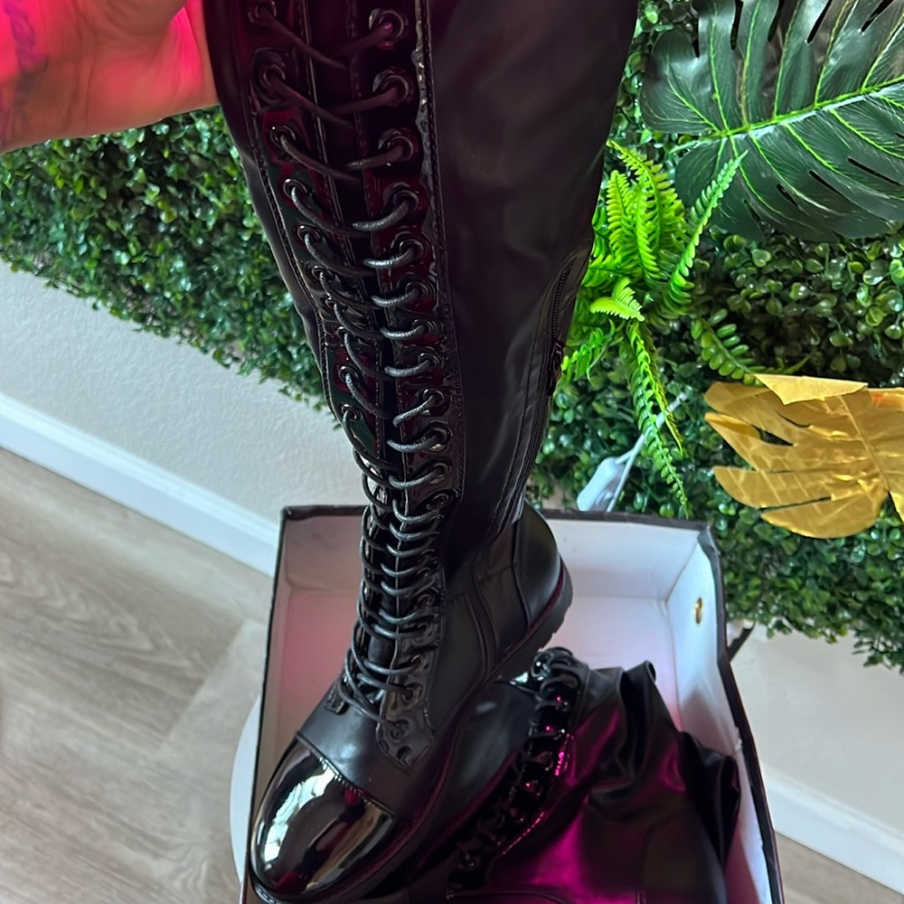 Black Thigh high boots